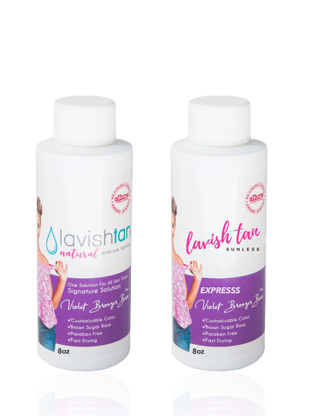 Violet Combo Pack - (2)8oz Bottles of EXPRESS and Signature Violet Solution *Total of 16oz