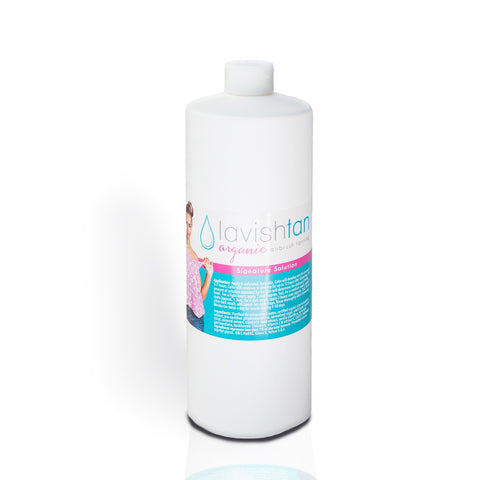 Spray Tanning Solutions - Signature Organic Customizable Brown Sugar Formula by Lavish Tan 