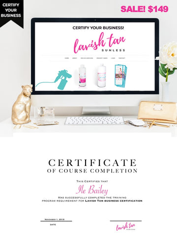 Spray Tanning Training - Phone Consultation Course