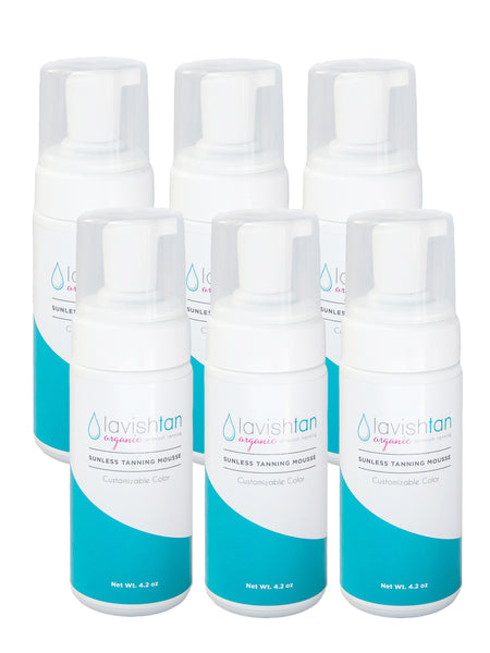 Wholesale Case - Organic Sunless Tanning Mousse-Lavish Tan ™ - Organic Spray Tanning Solutions
