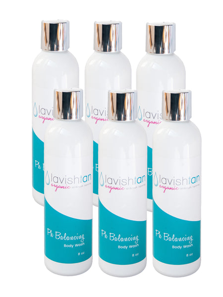 Wholesale Case - PH Balancing Body Wash-Lavish Tan ™ - Organic Spray Tanning Solutions